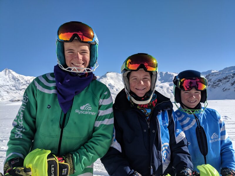 Carrick-Smith boys in 2018. Image © PlanetSKI